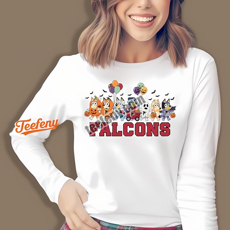 Atlanta Falcons Bluey Halloween Parade Costume Long Sleeve Atlanta Falcons Bluey Halloween Parade Costume Long Sleeve