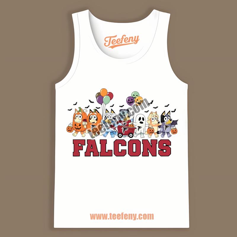 Atlanta Falcons Bluey Halloween Parade Costume Tanktop Atlanta Falcons Bluey Halloween Parade Costume Tanktop