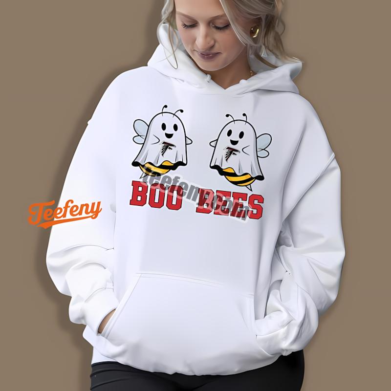 Atlanta Falcons Boo Bees Halloween Soft Hoodie Atlanta Falcons Boo Bees Halloween Soft Hoodie