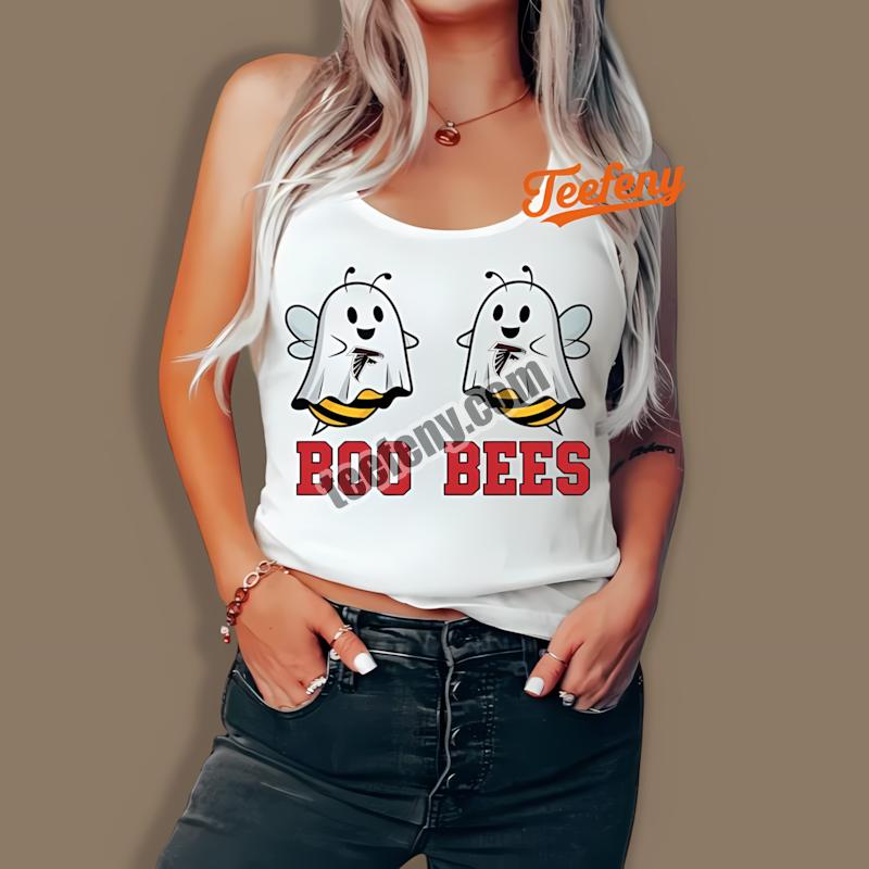 Atlanta Falcons Boo Bees Halloween Soft Tanktop Atlanta Falcons Boo Bees Halloween Soft Tanktop