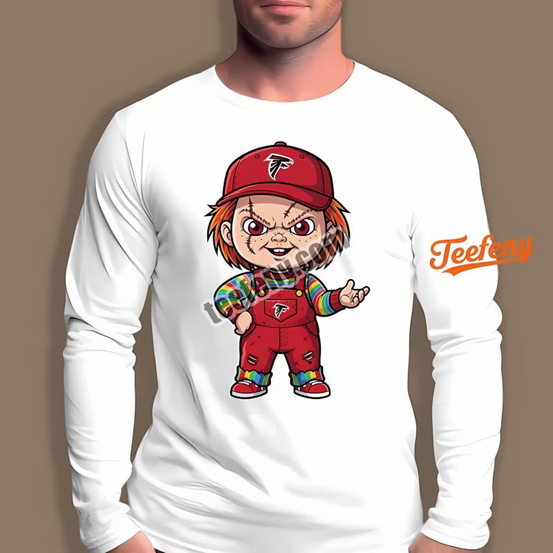 Atlanta Falcons Chucky Killer Halloween Sports Long Sleeve Atlanta Falcons Chucky Killer Halloween Sports Long Sleeve