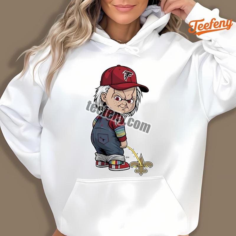 Atlanta Falcons Chucky Peeing On Saints Rivalry Hoodie Atlanta Falcons Chucky Peeing On Saints Rivalry Hoodie