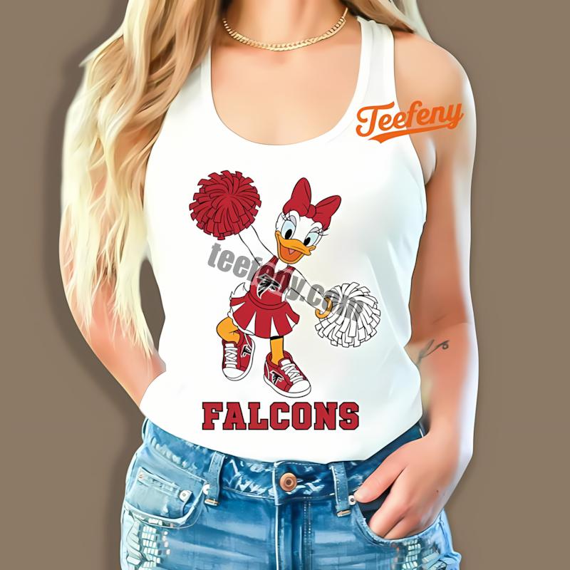 Atlanta Falcons Daisy Duck Cheerleader Fashion Tanktop Atlanta Falcons Daisy Duck Cheerleader Fashion Tanktop