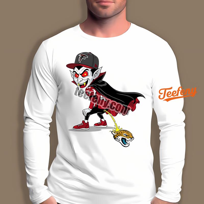 Atlanta Falcons Dracula Jaguars Rivalry Cool Long Sleeve Atlanta Falcons Dracula Jaguars Rivalry Cool Long Sleeve