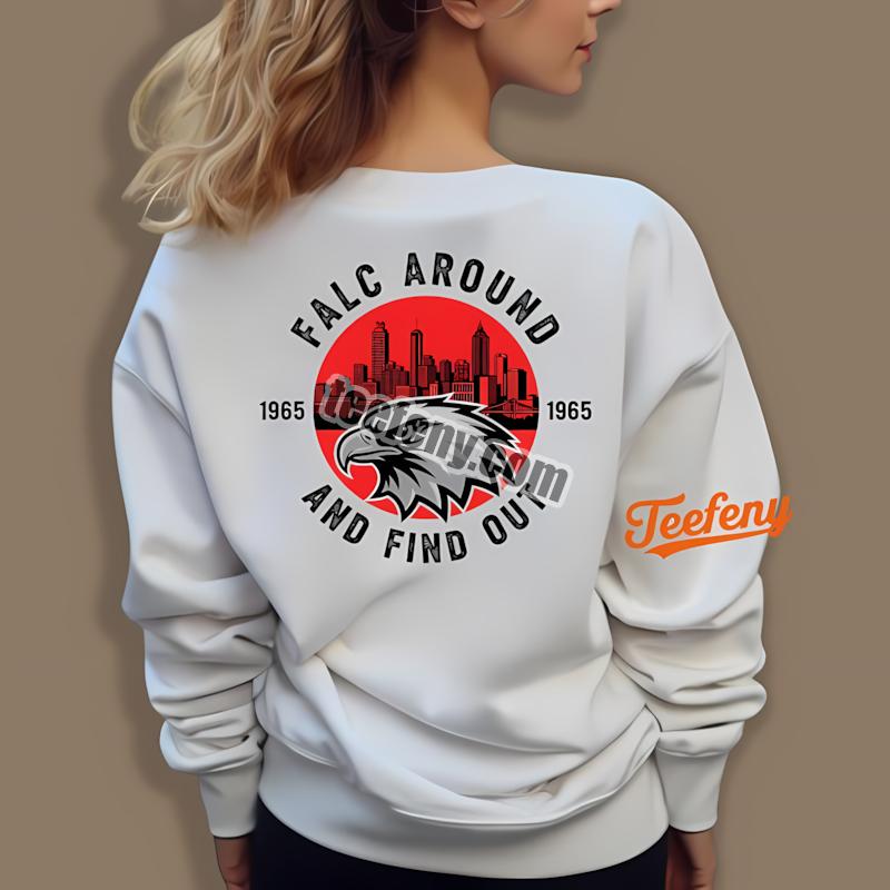 Atlanta Falcons Falc Around And Find Out Bold Graphic Long Sleeve Atlanta Falcons Falc Around And Find Out Bold Graphic Long Sleeve