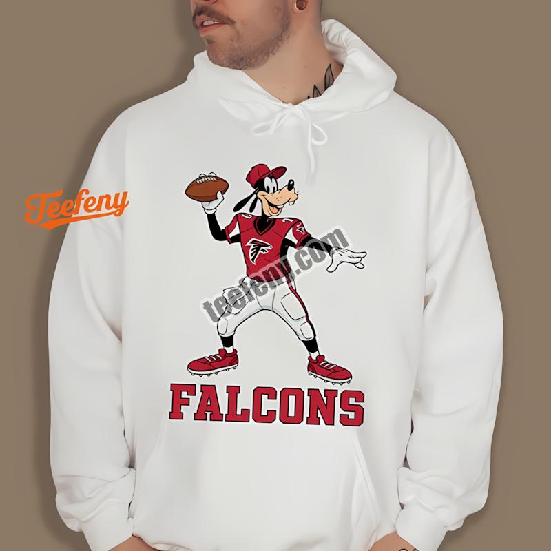Atlanta Falcons Goofy Football Quarterback Hoodie Atlanta Falcons Goofy Football Quarterback Hoodie
