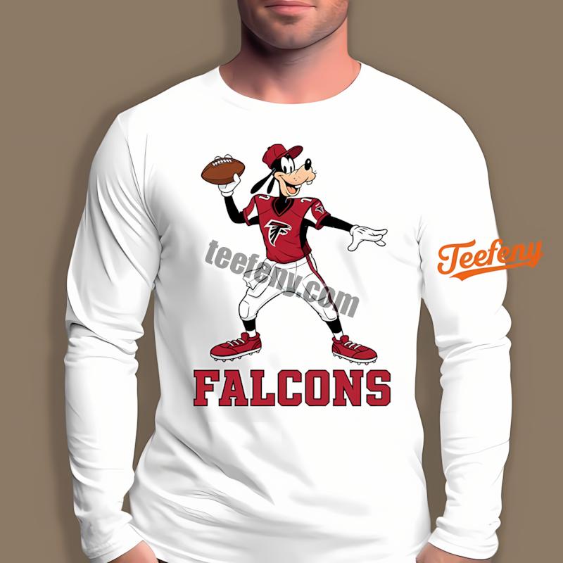 Atlanta Falcons Goofy Football Quarterback Long Sleeve Atlanta Falcons Goofy Football Quarterback Long Sleeve