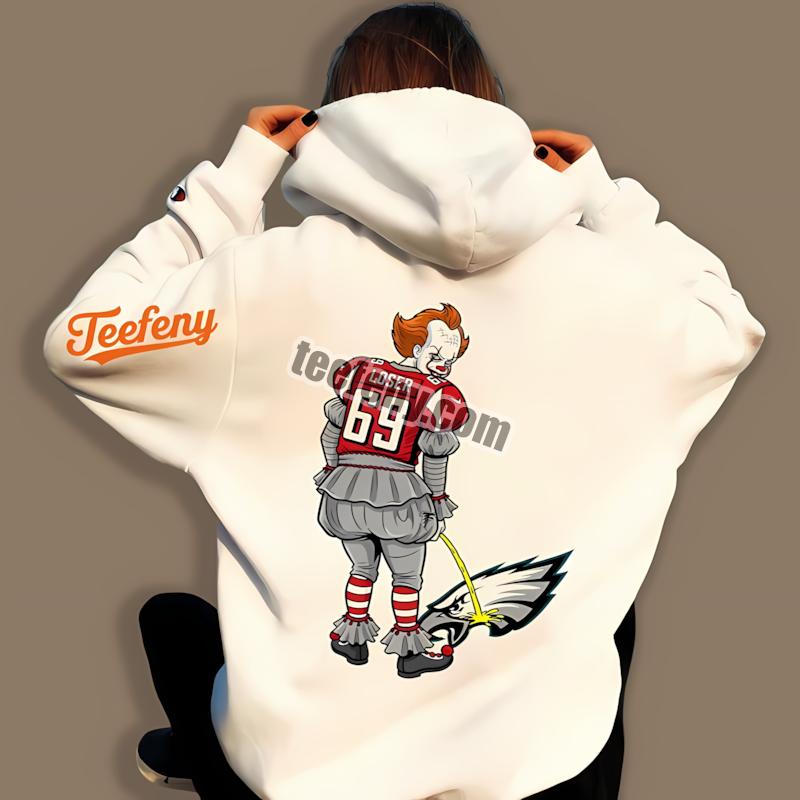 Atlanta Falcons Halloween Pennywise Eagles Rivalry Hoodie Atlanta Falcons Halloween Pennywise Eagles Rivalry Hoodie