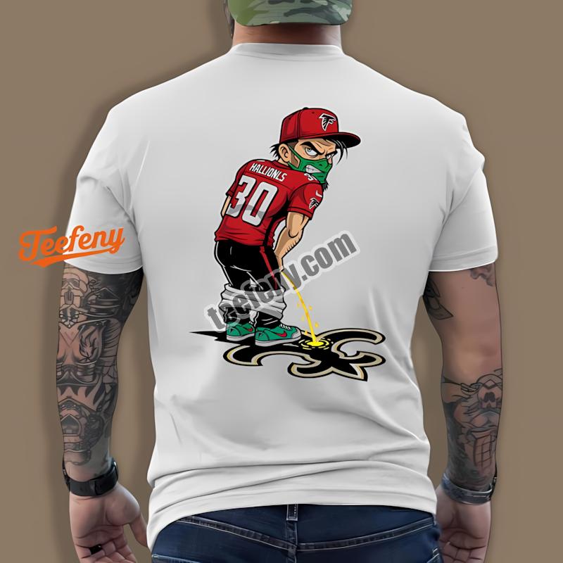 Atlanta Falcons Hannibal Lecter Peeing On Saints Rivalry Shirt