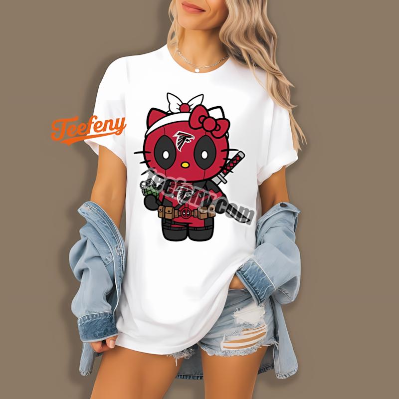 Atlanta Falcons Hello Kitty Deadpool Cool Shirt