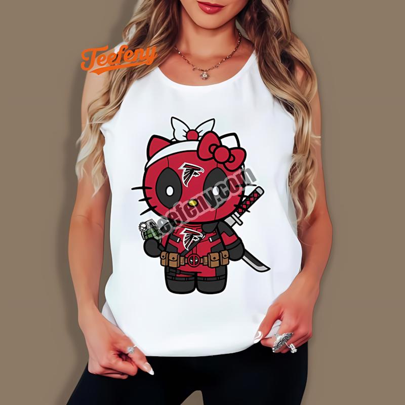 Atlanta Falcons Hello Kitty Deadpool Cool Tanktop Atlanta Falcons Hello Kitty Deadpool Cool Tanktop