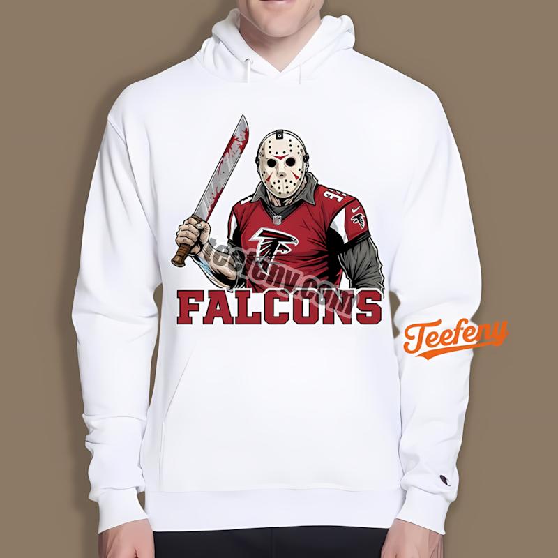 Atlanta Falcons Jason Voorhees Machete Horror Football Hoodie Atlanta Falcons Jason Voorhees Machete Horror Football Hoodie