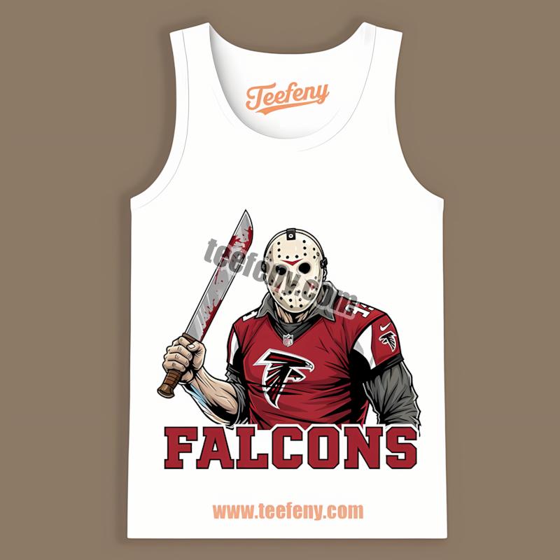 Atlanta Falcons Jason Voorhees Machete Horror Football Tanktop Atlanta Falcons Jason Voorhees Machete Horror Football Tanktop