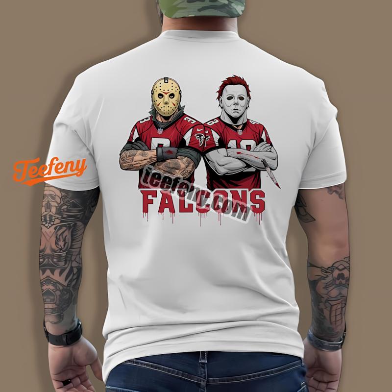 Atlanta Falcons Jason Voorhees Michael Myers Horror Shirt