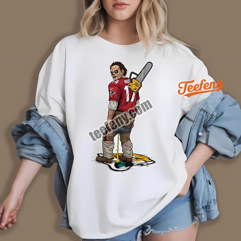 Atlanta Falcons Leatherface Jaguars Rivalry Vintage Shirt