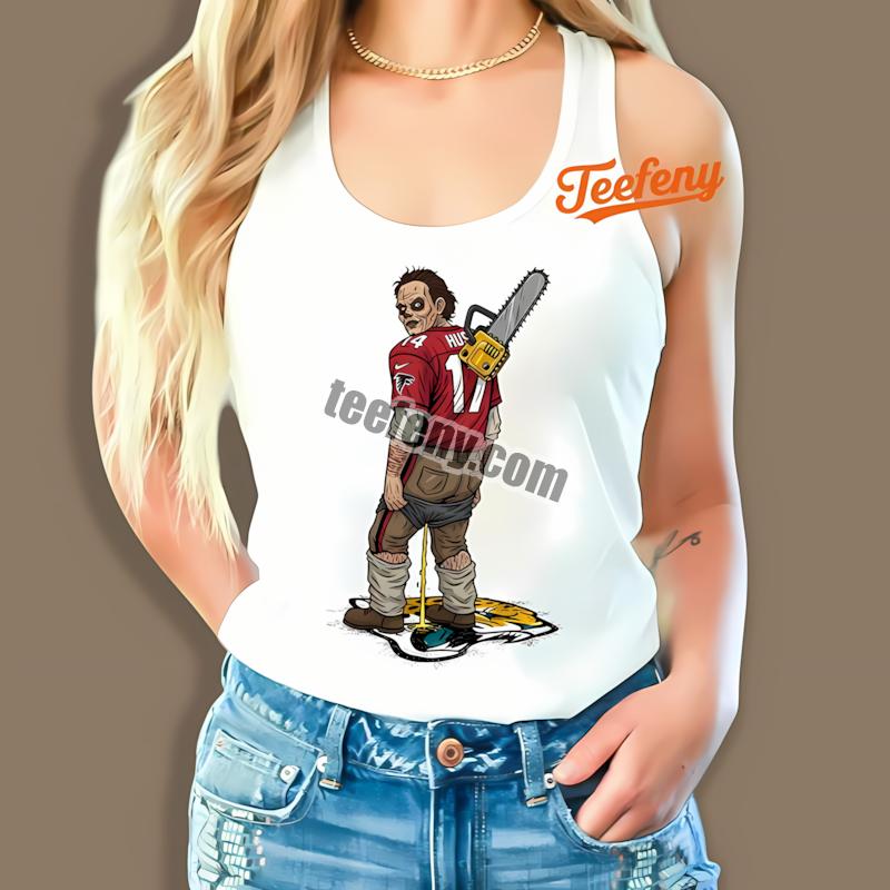 Atlanta Falcons Leatherface Jaguars Rivalry Vintage Tanktop Atlanta Falcons Leatherface Jaguars Rivalry Vintage Tanktop