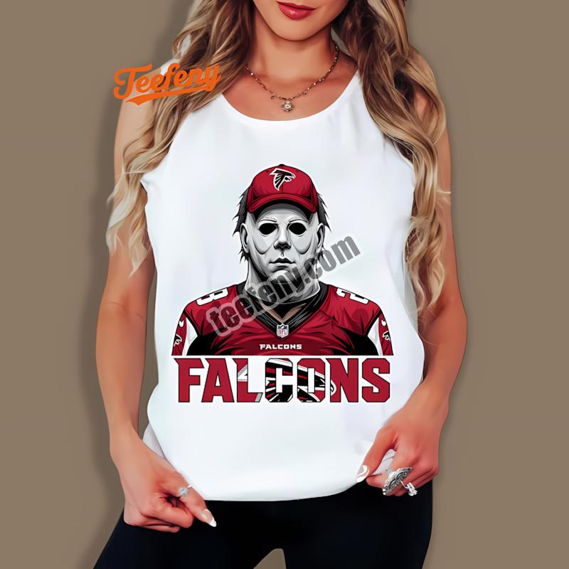 Atlanta Falcons Michael Myers Spooky Adults Tanktop Atlanta Falcons Michael Myers Spooky Adults Tanktop