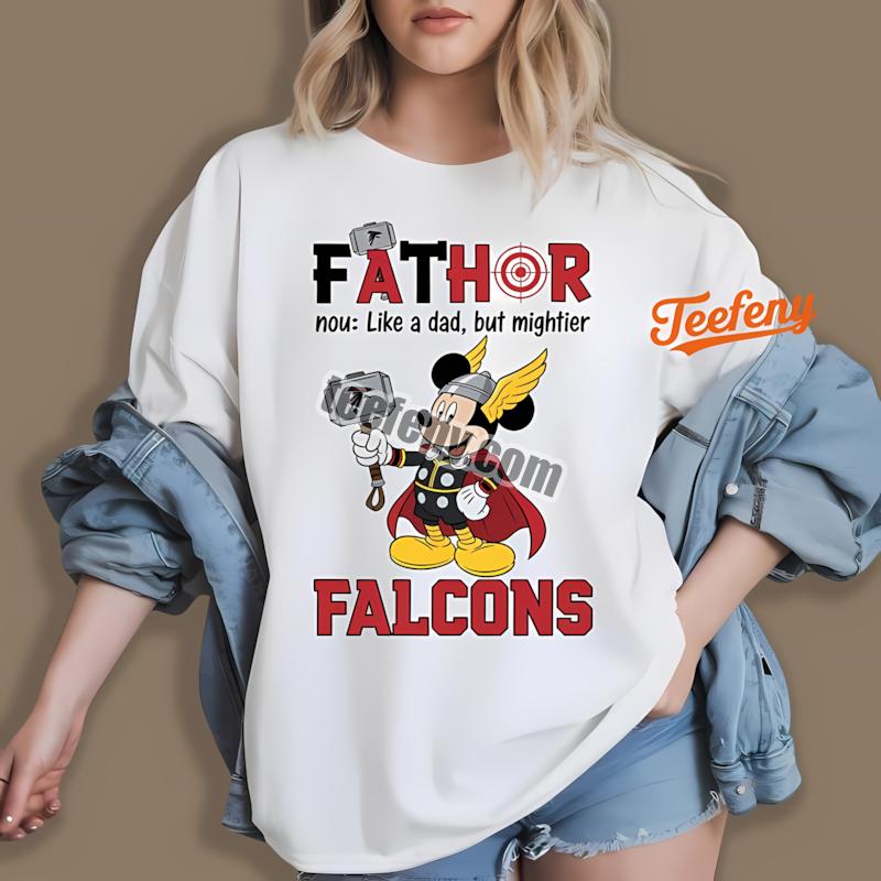 Atlanta Falcons Mickey Mouse Fathor Sports Shirt