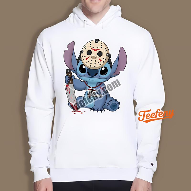 Atlanta Falcons Stitch Jason Halloween Custom Hoodie Atlanta Falcons Stitch Jason Halloween Custom Hoodie