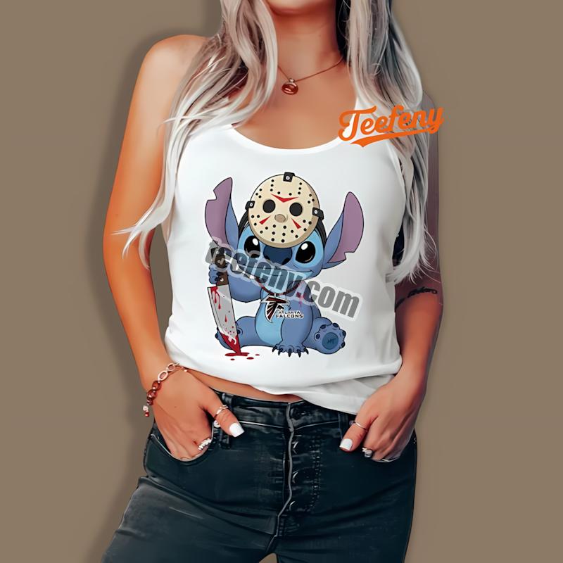 Atlanta Falcons Stitch Jason Halloween Custom Tanktop Atlanta Falcons Stitch Jason Halloween Custom Tanktop