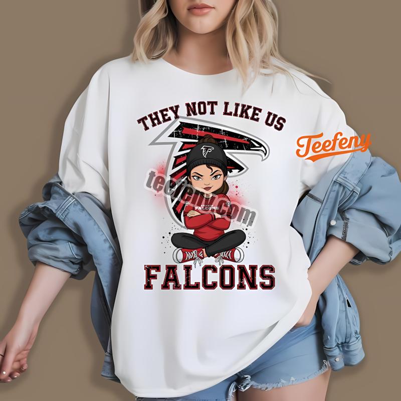 Atlanta Falcons They Not Like Us Female Fan Art Shirt Men Women