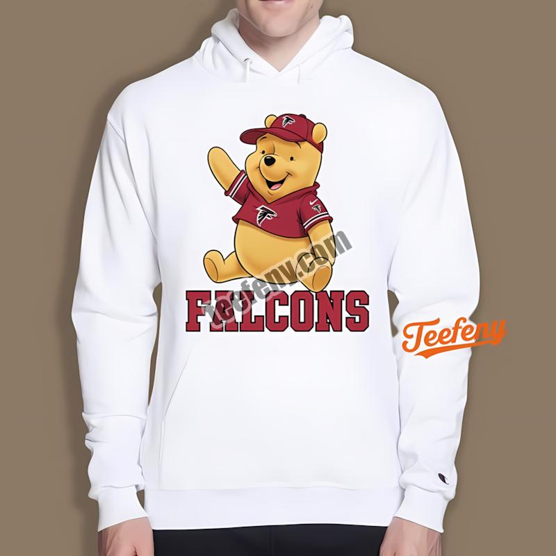 Atlanta Falcons Winnie The Pooh Football Team Spirit Hoodie Atlanta Falcons Winnie The Pooh Football Team Spirit Hoodie