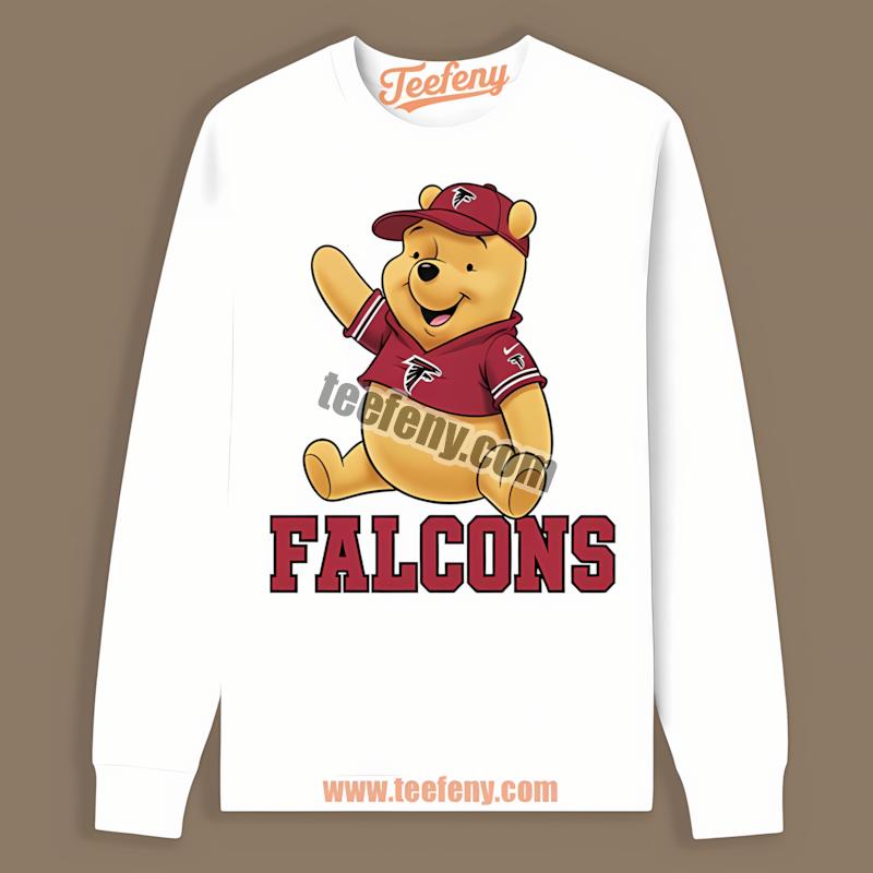Atlanta Falcons Winnie The Pooh Football Team Spirit Long Sleeve Atlanta Falcons Winnie The Pooh Football Team Spirit Long Sleeve