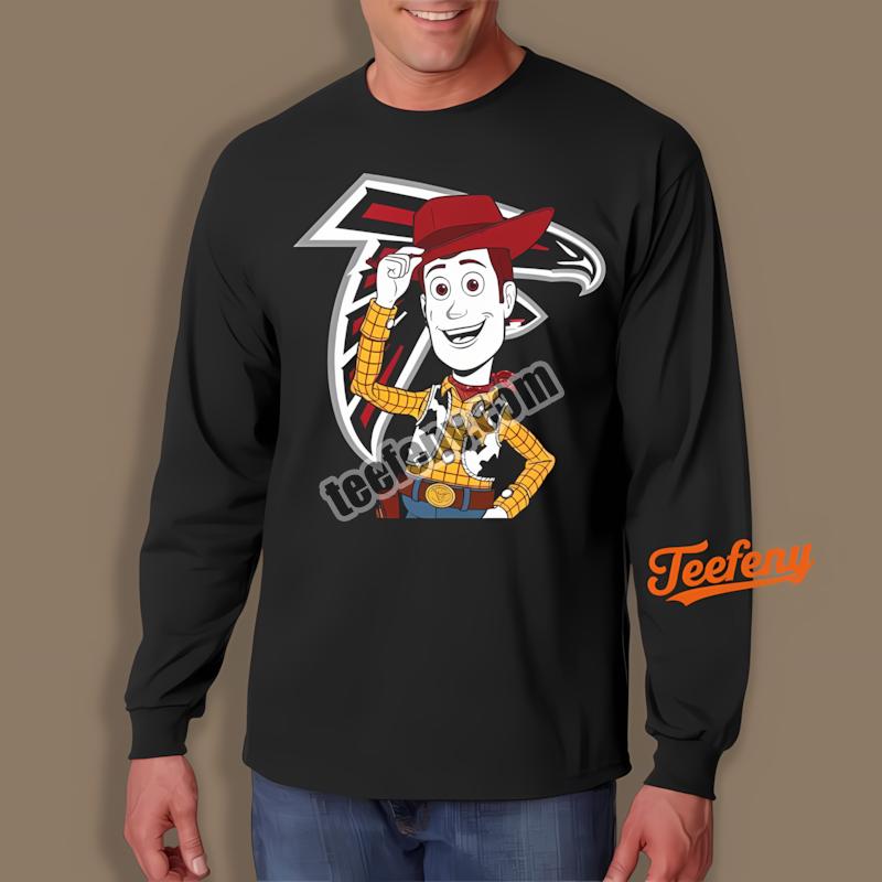 Atlanta Falcons Woody Toy Story Long Sleeve Atlanta Falcons Woody Toy Story Long Sleeve
