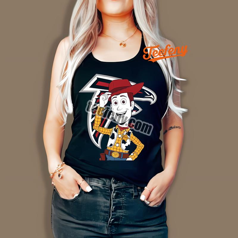 Atlanta Falcons Woody Toy Story Tanktop Atlanta Falcons Woody Toy Story Tanktop