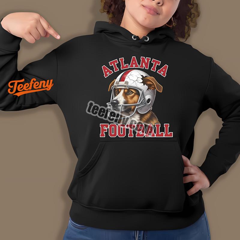 Atlanta Football Dog Helmet Vintage Hoodie Atlanta Football Dog Helmet Vintage Hoodie