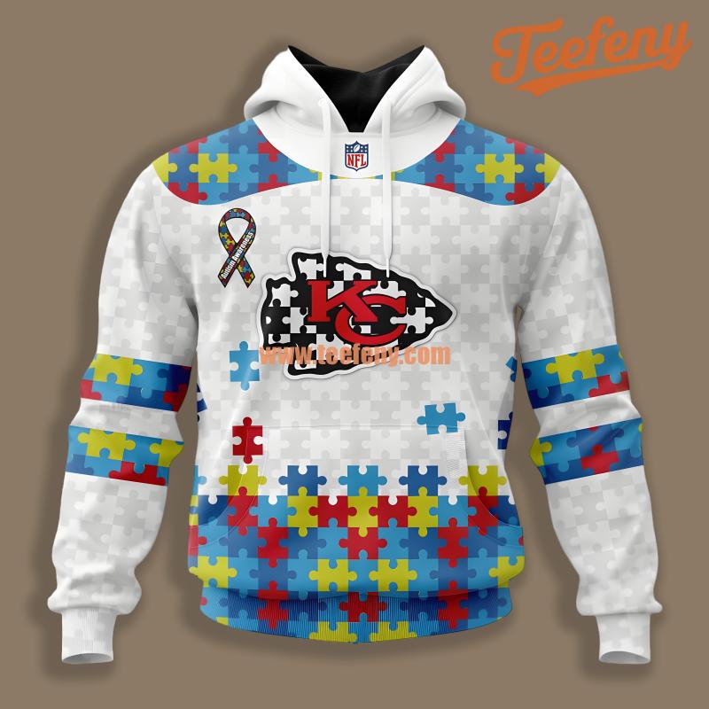 Autism Awareness Denver Broncos Logo Orange 3D Hoodie