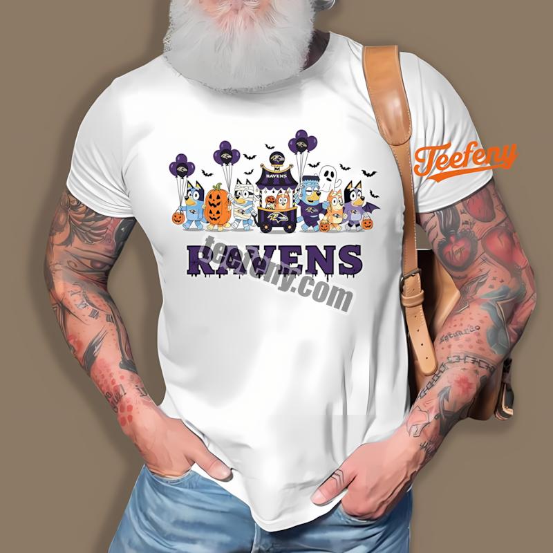 Baltimore Ravens Bluey Halloween Parade Costume Unisex Shirt