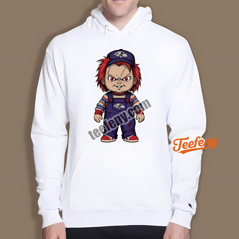 Baltimore Ravens Chucky Killer Halloween Adults Hoodie Baltimore Ravens Chucky Killer Halloween Adults Hoodie