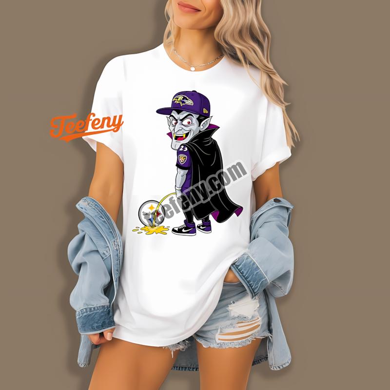 Baltimore Ravens Dracula Steelers Rivalry Shirt