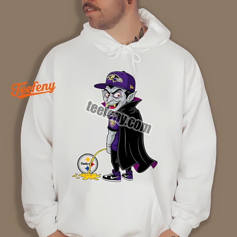 Baltimore Ravens Dracula SHoodielers Rivalry Shirt Baltimore Ravens Dracula SHoodielers Rivalry Shirt