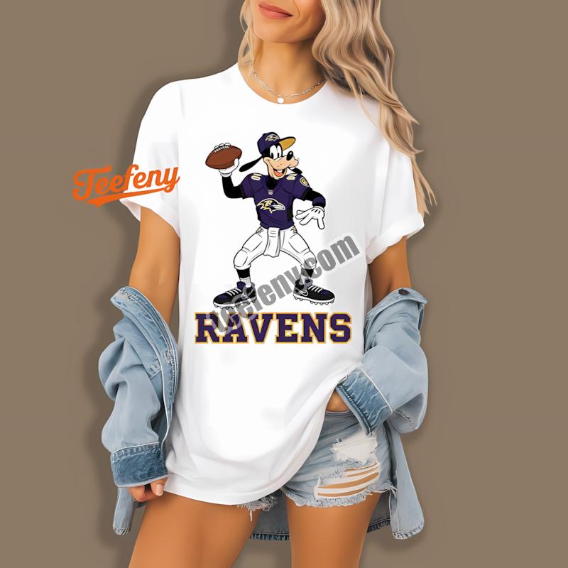 Baltimore Ravens Goofy Football Quarterback Classic Shirt