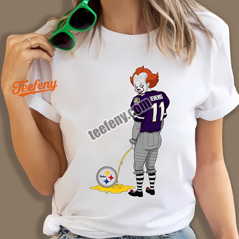 Baltimore Ravens Halloween Pennywise Steelers Rivalry Shirt