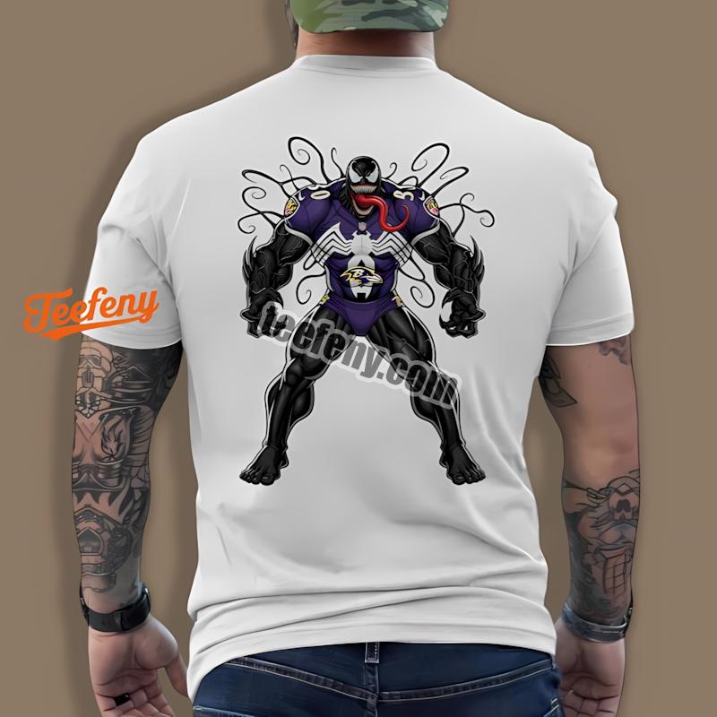 Baltimore Ravens Halloween Venom Graphic Shirt