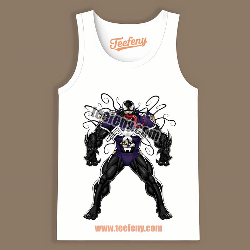 Baltimore Ravens Halloween Venom Graphic Tanktop Baltimore Ravens Halloween Venom Graphic Tanktop