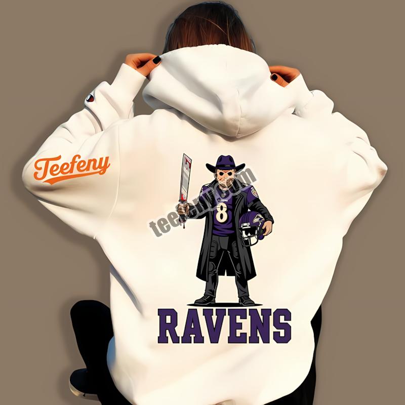 Baltimore Ravens Jason Voorhees Halloween Classic Hoodie Baltimore Ravens Jason Voorhees Halloween Classic Hoodie