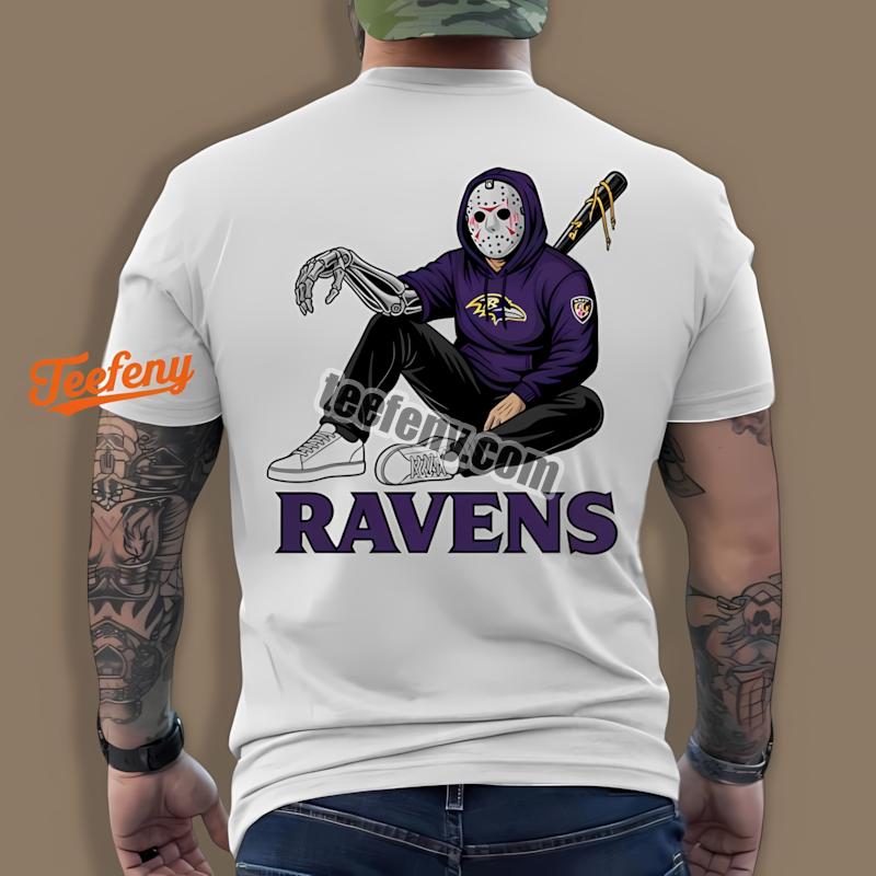 Baltimore Ravens Jason Voorhees Street Halloween Shirt