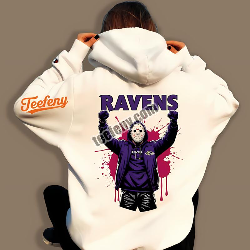 Baltimore Ravens Jason Voorhees Victory Halloween Hoodie Baltimore Ravens Jason Voorhees Victory Halloween Hoodie