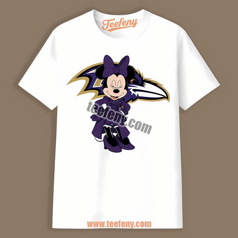 Baltimore Ravens Minnie Mouse Logo Fashion Shirt