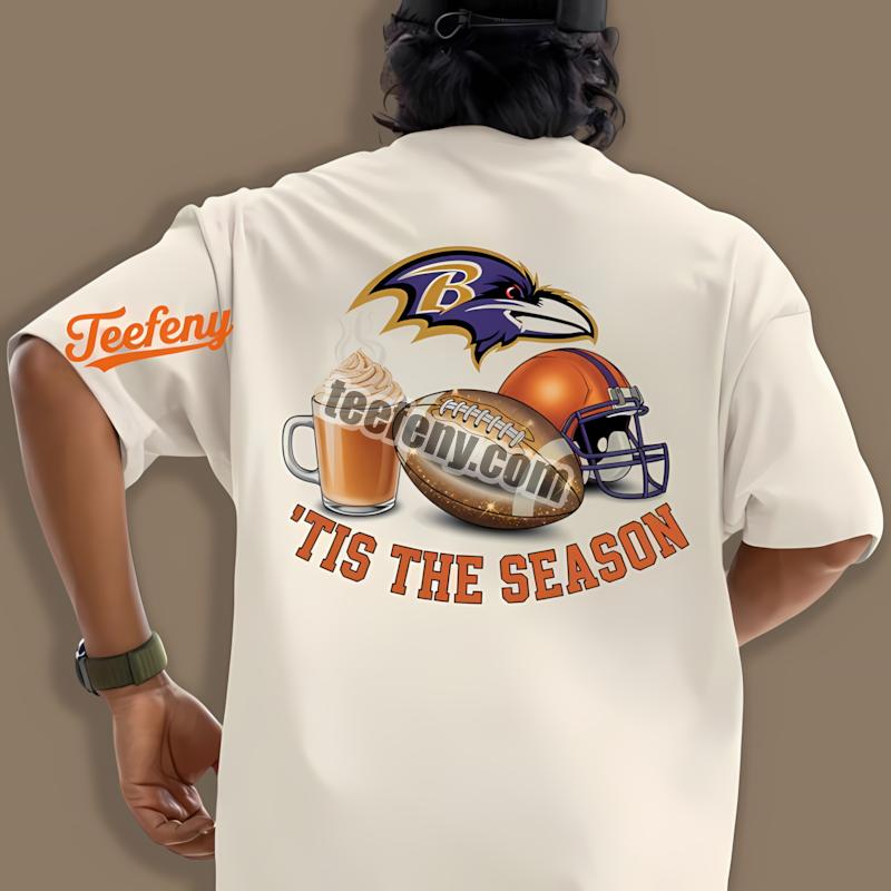 Baltimore Ravens Pumpkin Spice Fall Football Season Shirt