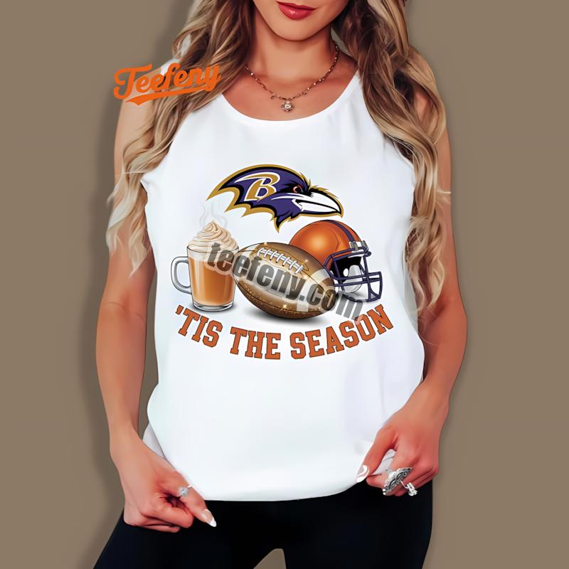 Baltimore Ravens Pumpkin Spice Fall Football Season Tanktop Baltimore Ravens Pumpkin Spice Fall Football Season Tanktop
