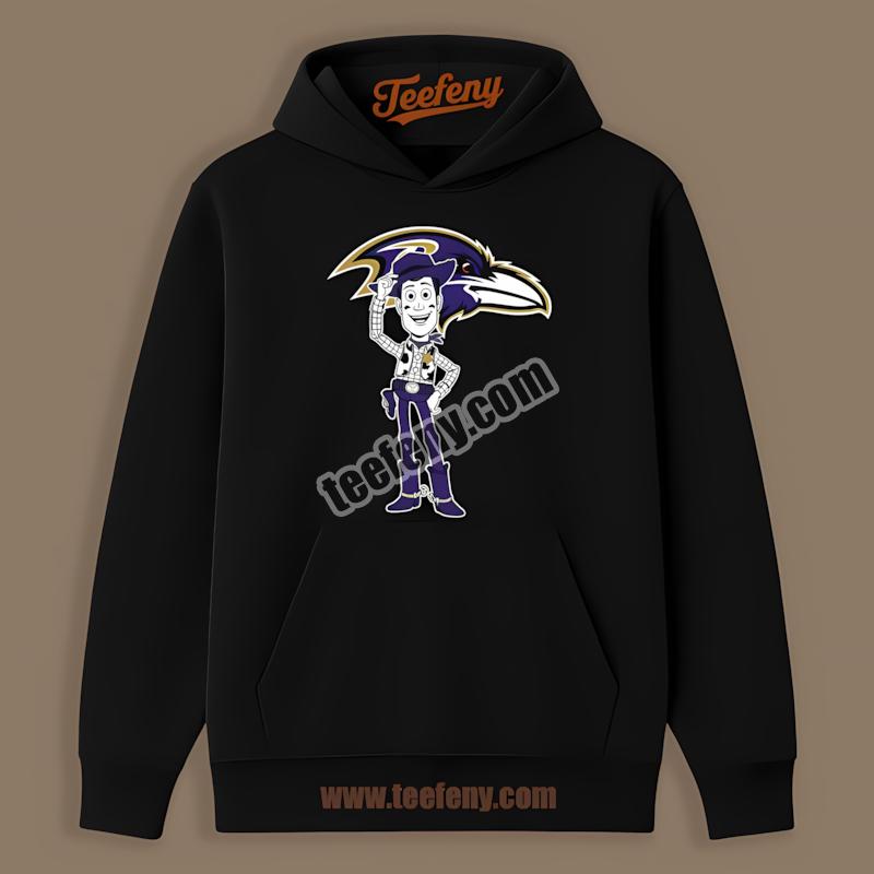 Baltimore Ravens Woody Toy Story Casual Hoodie Baltimore Ravens Woody Toy Story Casual Hoodie
