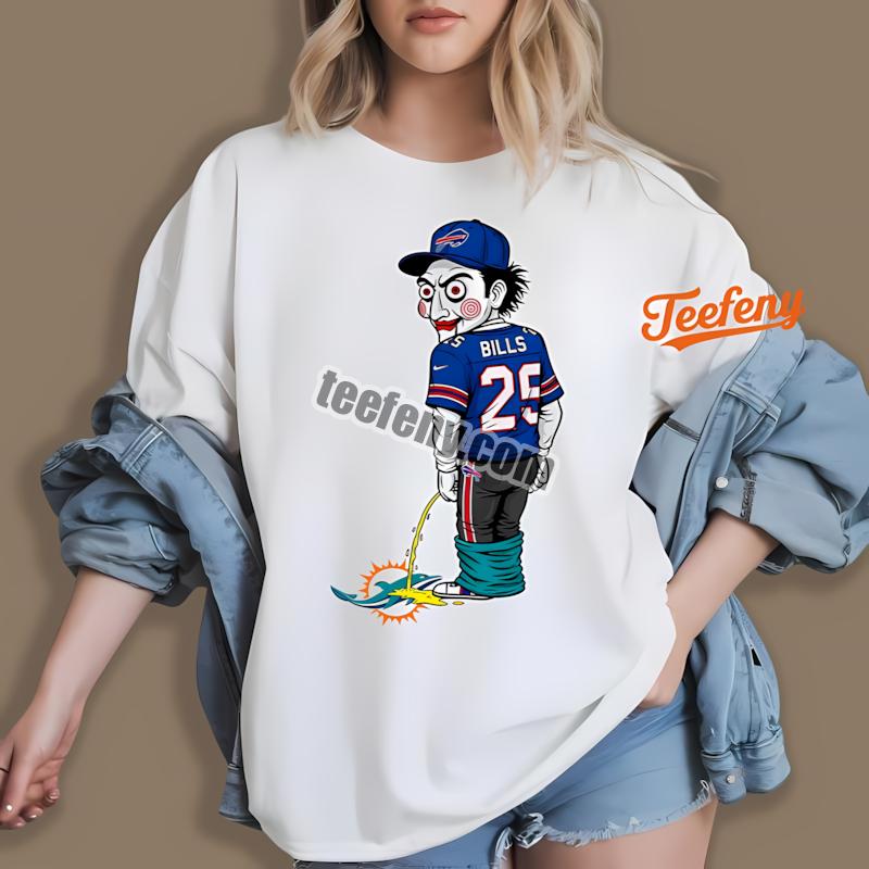 Buffalo Bills Billy Puppet Dolphins Rivalry Halloween Shirt