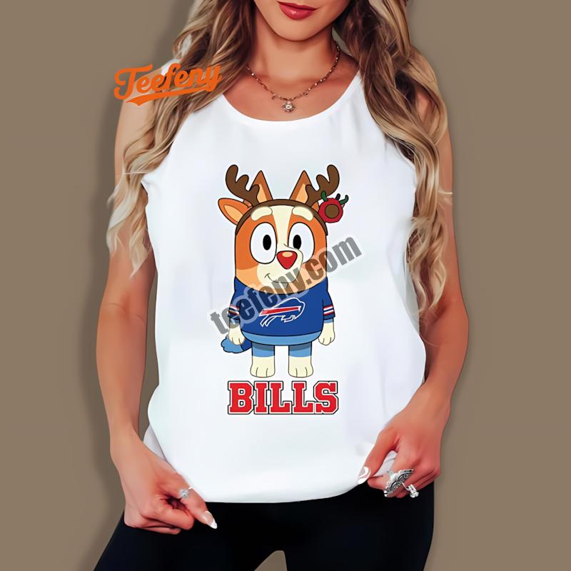 Buffalo Bills Bingo Reindeer Christmas Cool Tanktop Buffalo Bills Bingo Reindeer Christmas Cool Tanktop