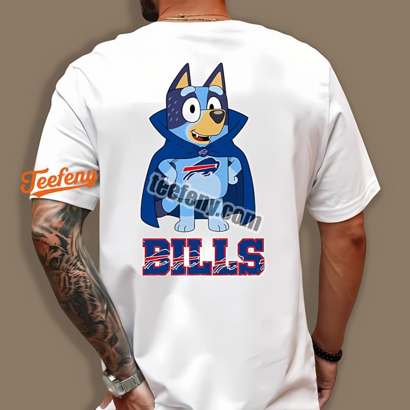 Buffalo Bills Bluey Vampire Soft Shirt