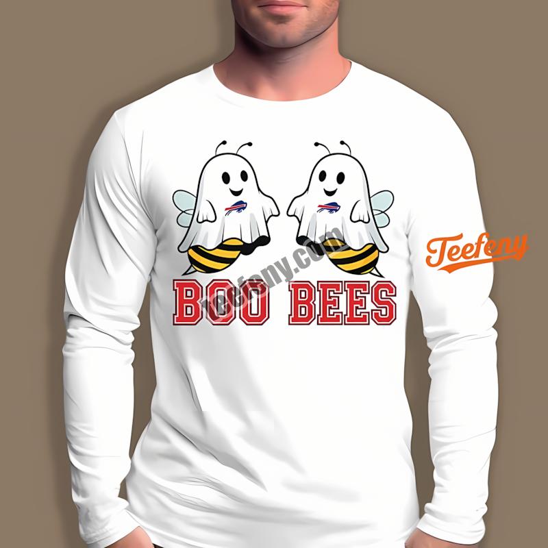 Buffalo Bills Boo Bees Halloween Long Sleeve Buffalo Bills Boo Bees Halloween Long Sleeve